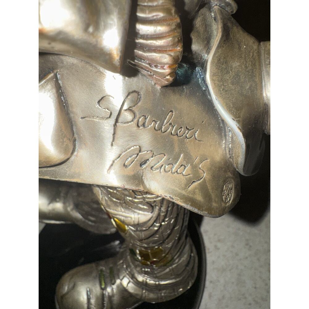 Mida Argento Silver Hand Painted Kissing Clown Italian Figurine. - Picture 5 of 7